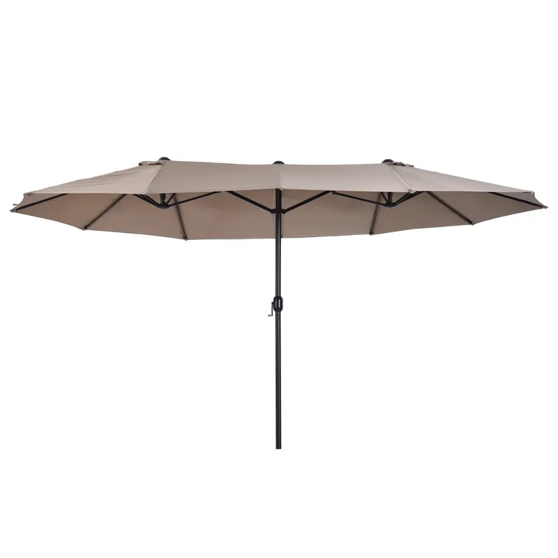 Outsunny umbrele de gradina umbrela dubla 4.6m gradina piscina | Romania