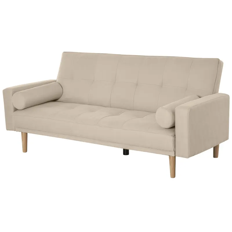 HOMCOM 2-in-1 canapea extensibila 3 locuri, 186 x 84 x 85cm | Romania