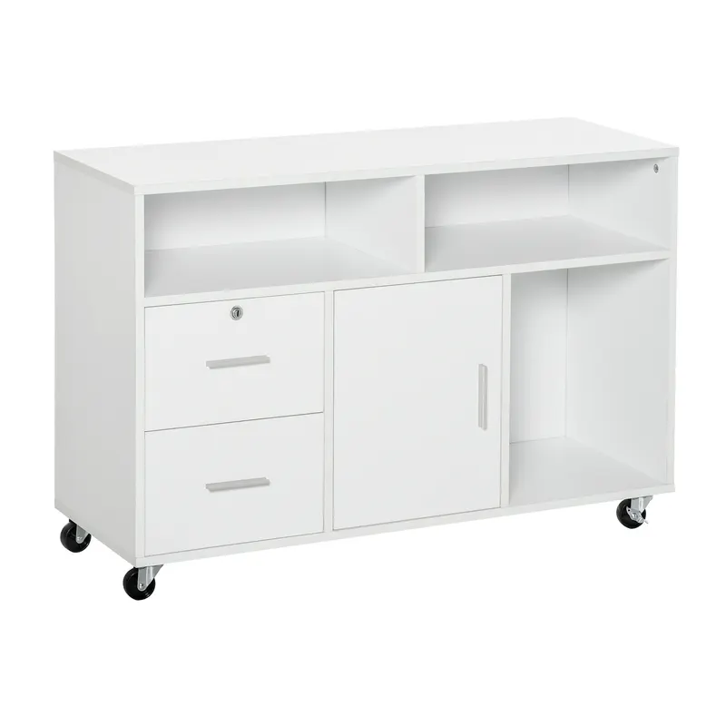 HOMCOM Mobilier Suport Imprimantă Dulapior Multifuncțional Design Compact și Elegant pentru Birou și Acasă | Romania