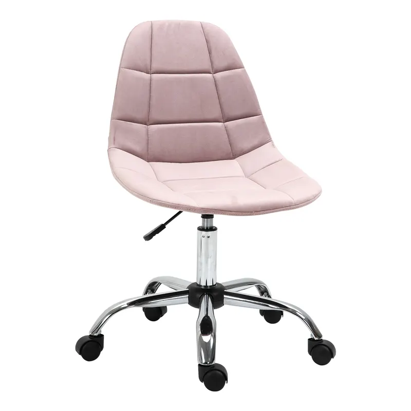 Scaun Pivotant Vinsetto pentru Birou Ergonomic Reglabil Roz | Romania