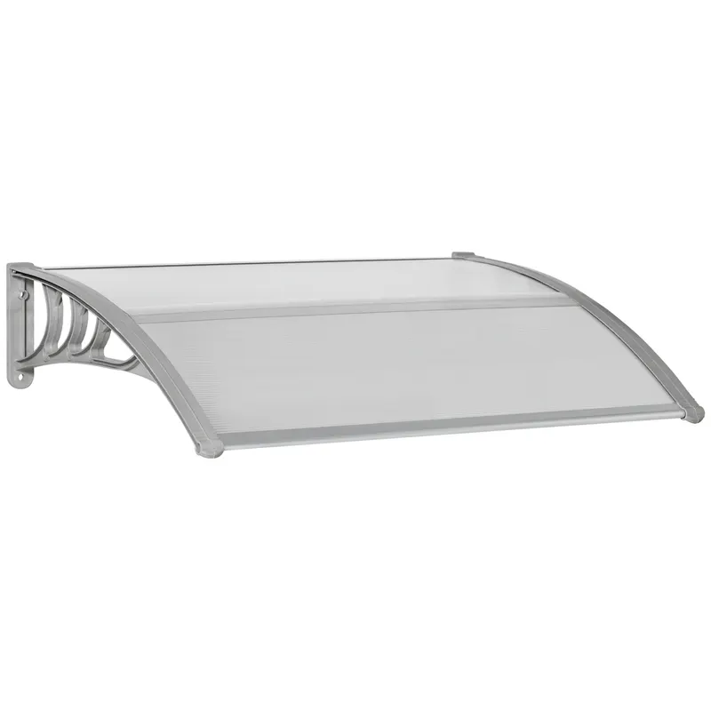 Outsunny Copertină Anti-UV din Policarbonat pentru Uși și Ferestre 100x75cm | Romania