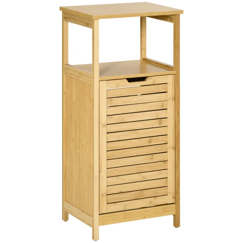 Kleankin cos de rufe din bambus, 40x30x86.5 cm, lemn natural | Romania