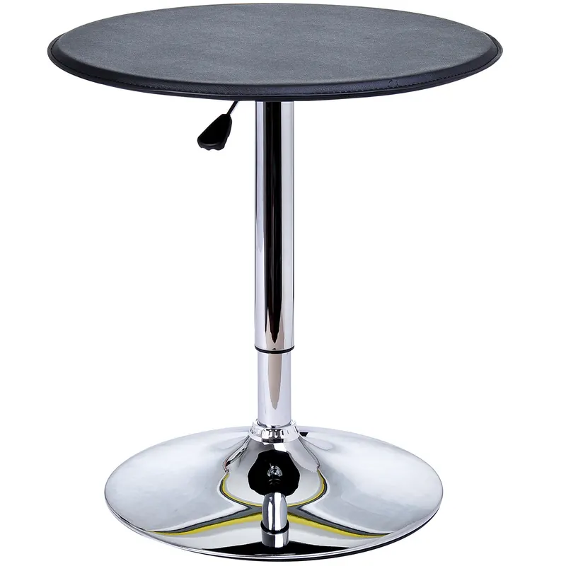 HOMCOM Masă Rotativă 360°, Înălțime Ajustabilă, Design Modern, Negru | Romania