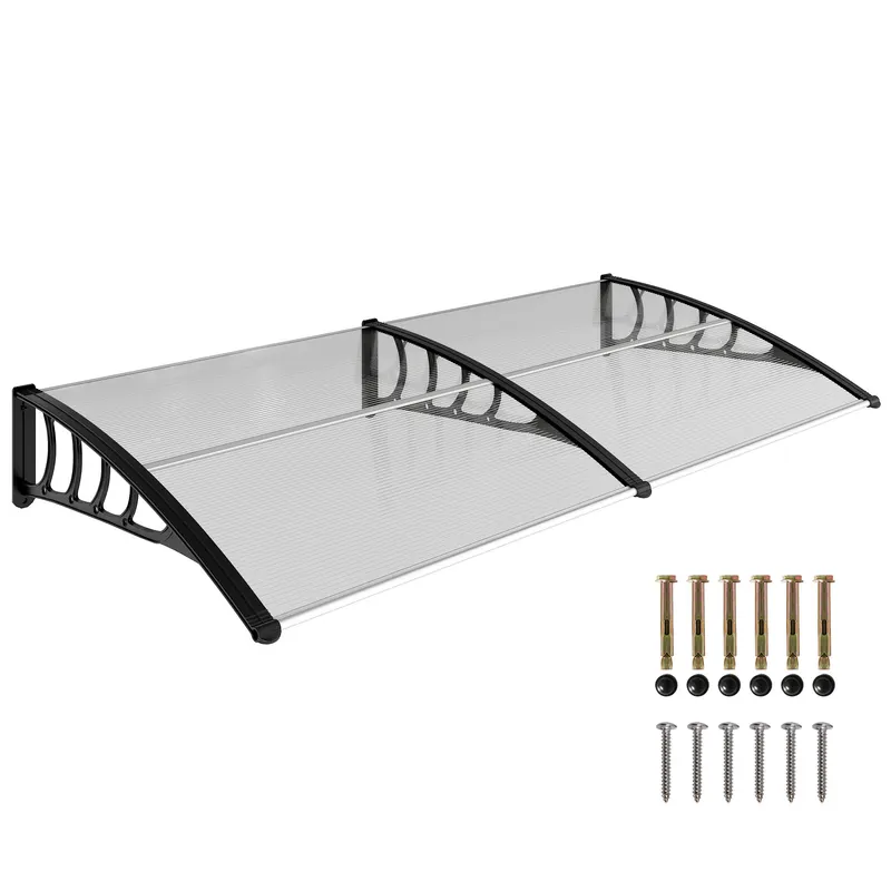 Outsunny Copertina moderna din PP, 200x96x27 cm, negru | Romania