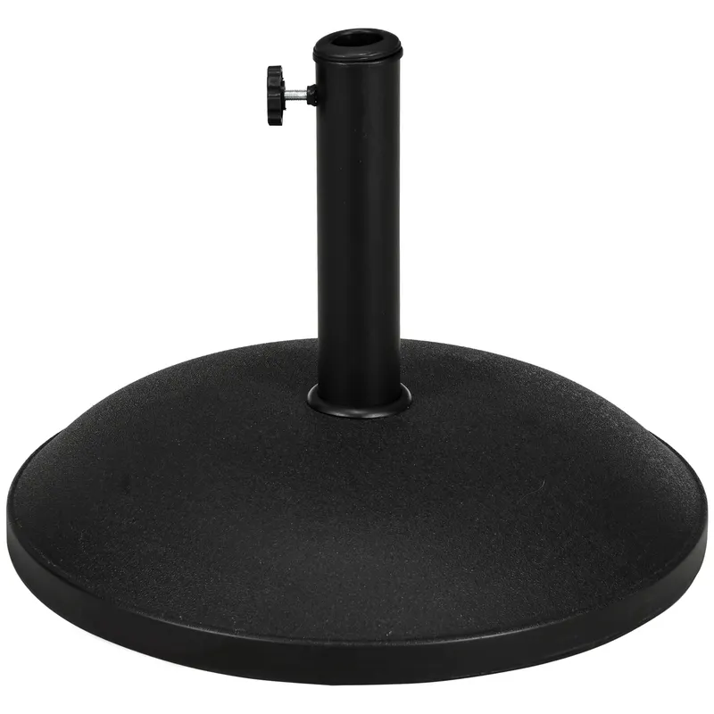 Baza pentru Umbrela Outsunny, pentru Stalpi cu Φ35mm, Φ38mm, Φ48mm Negru | Romania
