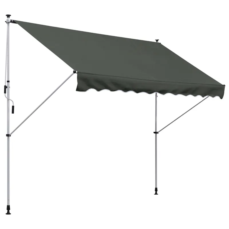 Outsunny Copertina Solară cu Brațe și Manivelă, Design Elegant, 300x150 cm | Romania