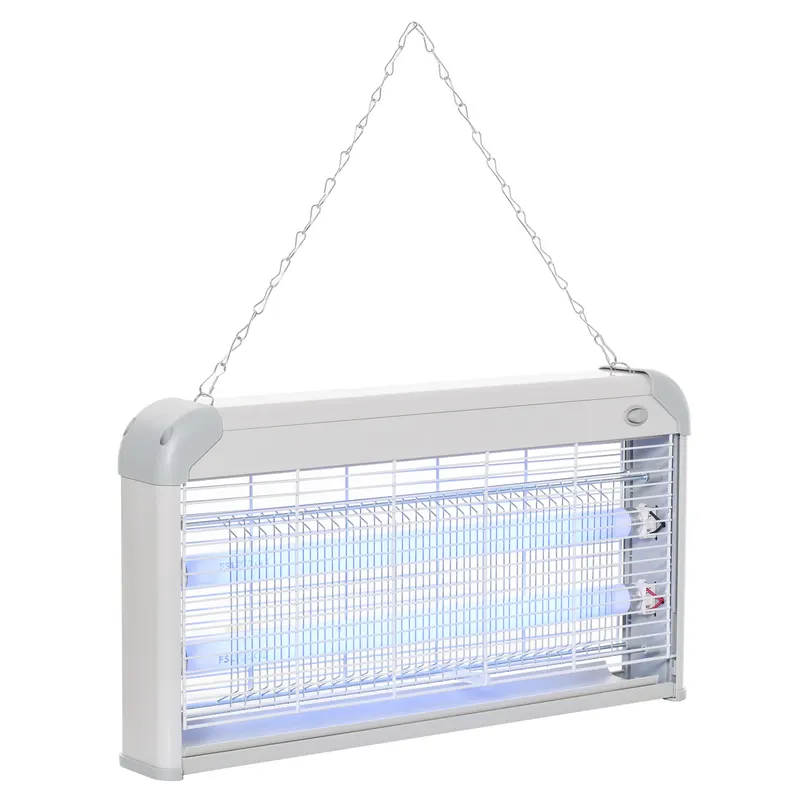 Outsunny Lampă Anti-Țânțari 30W, Puternică și Eficientă, 48.5x8.5x26.5cm | Romania