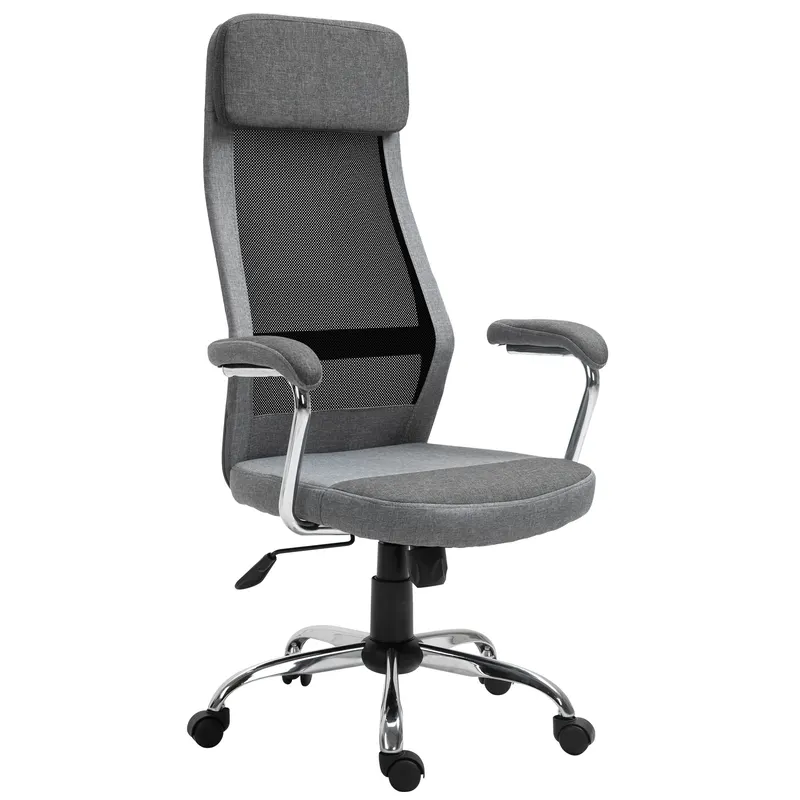 Vinsetto Scaun birou ergonomic, inaltime reglabila, 65x60x119-129cm | Romania