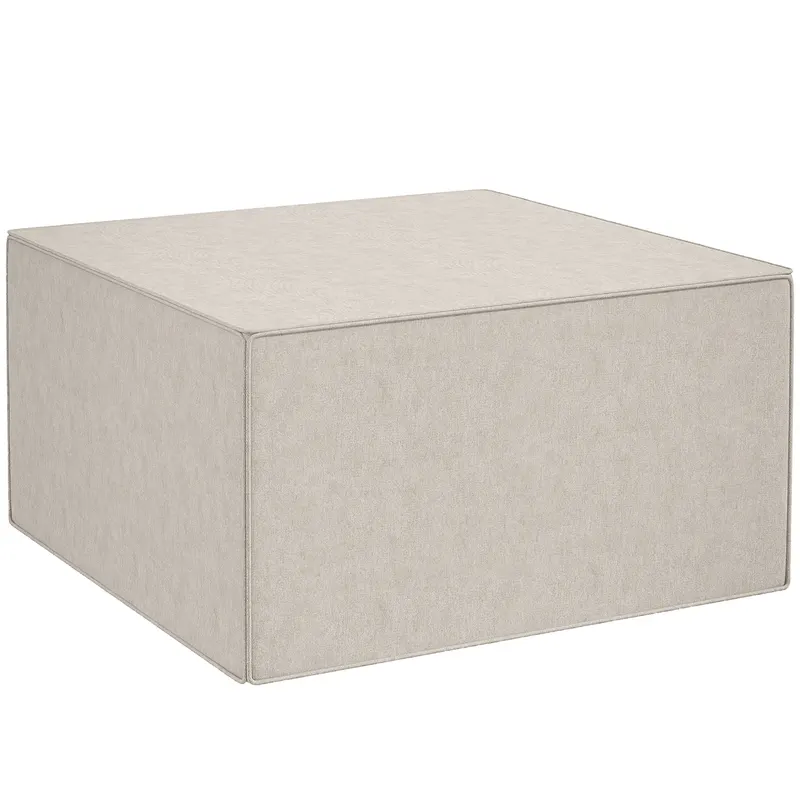 HOMCOM Taburet pentru Picioare 2 în 1 cu Hușă Detașabilă, Suport pentru Picioare, 75x75x41 cm, Bej | Romania