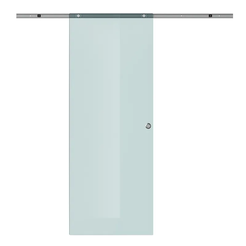 HOMCOM usa glisanta sticla rodata 77.5x205cm, transparenta | RO