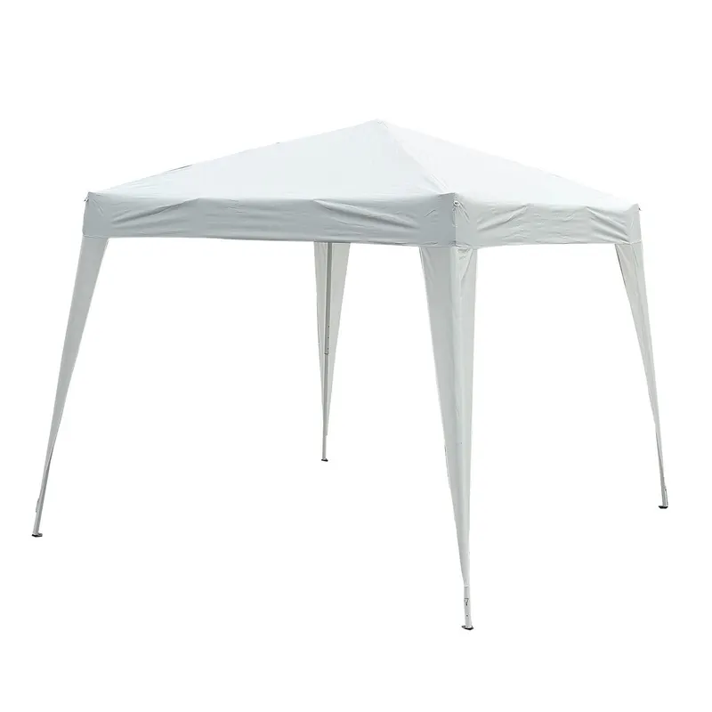 Outsunny Gazebo Pop-Up Impermeabil, Alb, 2.4x2.4 m, Ușor de Montat, Ideal pentru Petreceri și Evenimente în Aer Liber | Romania