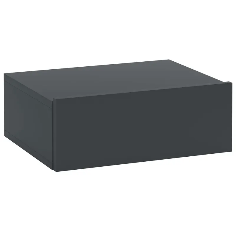 HOMCOM Noptieră Suspendată cu Sertar din PAL, 40x30x15 cm, Negru | Romania