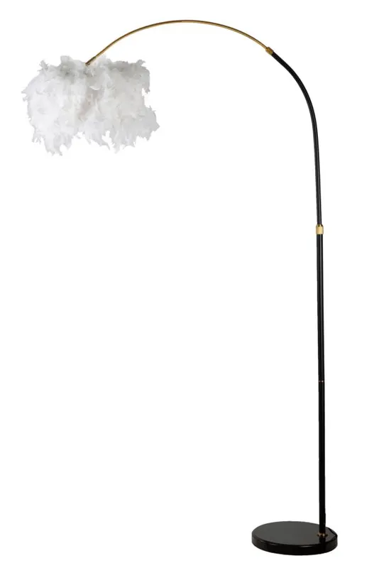 Mauro Ferretti Lampa De Podea Alb Si Negru cm 100X150-180 | Romania