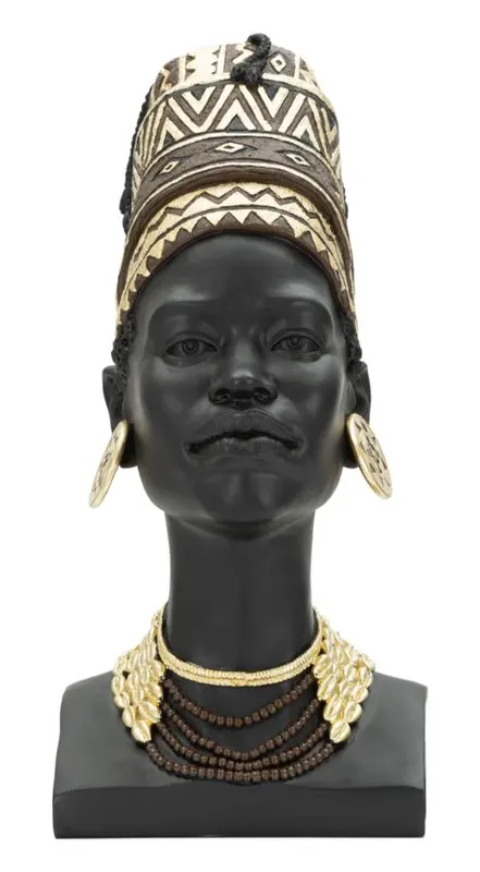 Mauro Ferretti Statuie Femeie Masai cm 21,5X27,5X45 | Romania