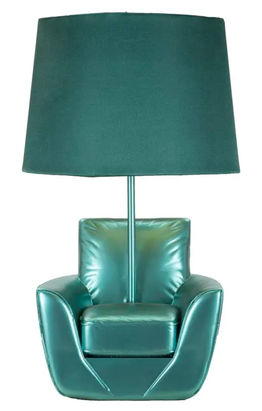 Mauro Ferretti Lampă Pentru Noptieră Midcentury Turcoaz cm Ø 26X43 | Romania