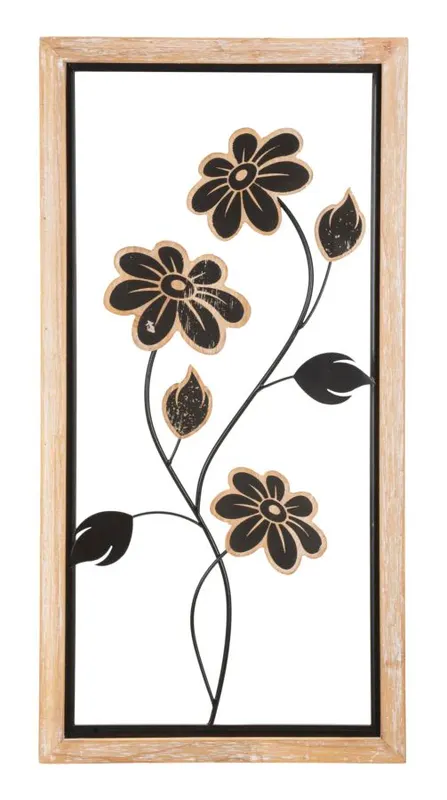 Mauro Ferretti Panou Perete Fier/Lemn Girish -A- cm 30X2,5X60 | Romania