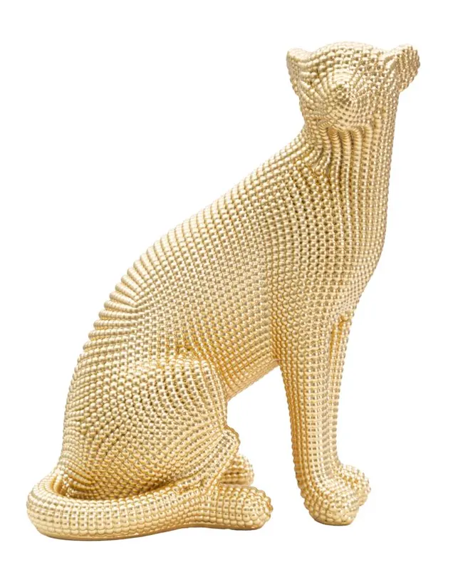 Mauro Ferretti Statueta Leopard Aurii cm 23X15,5X29 | Romania
