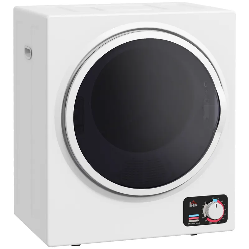 HOMCOM Uscător de Rufe Electric Portabil 850W, capacitate 33L, 4 moduri de funcționare, oțel inoxidabil, 49L x 40,5l x 60Î cm | Romania