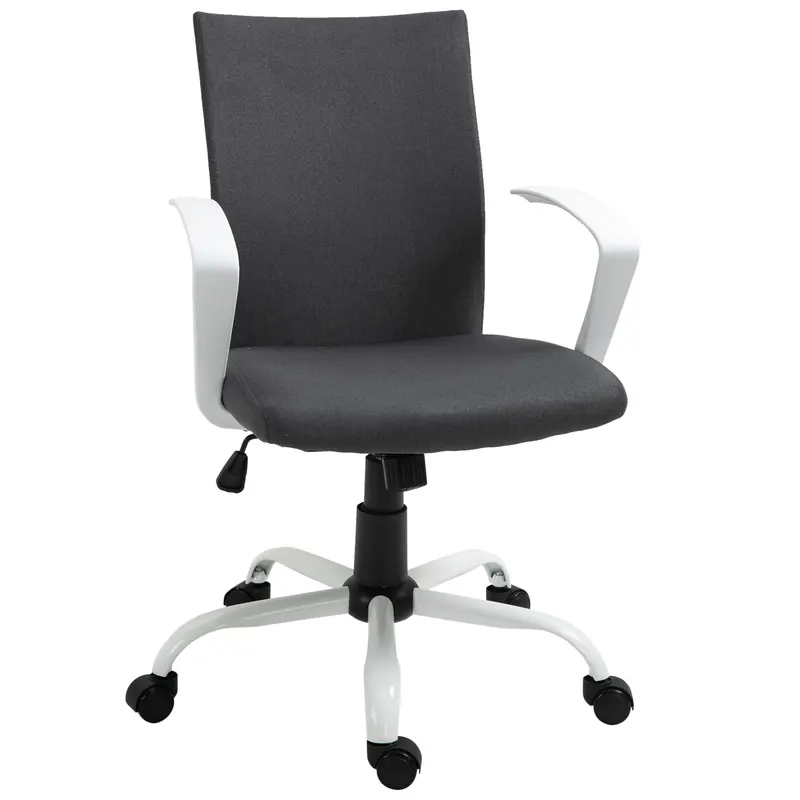 Vinsetto Scaun de Birou Ergonomic și Pivotant pentru Birou, Gri Închis | Romania
