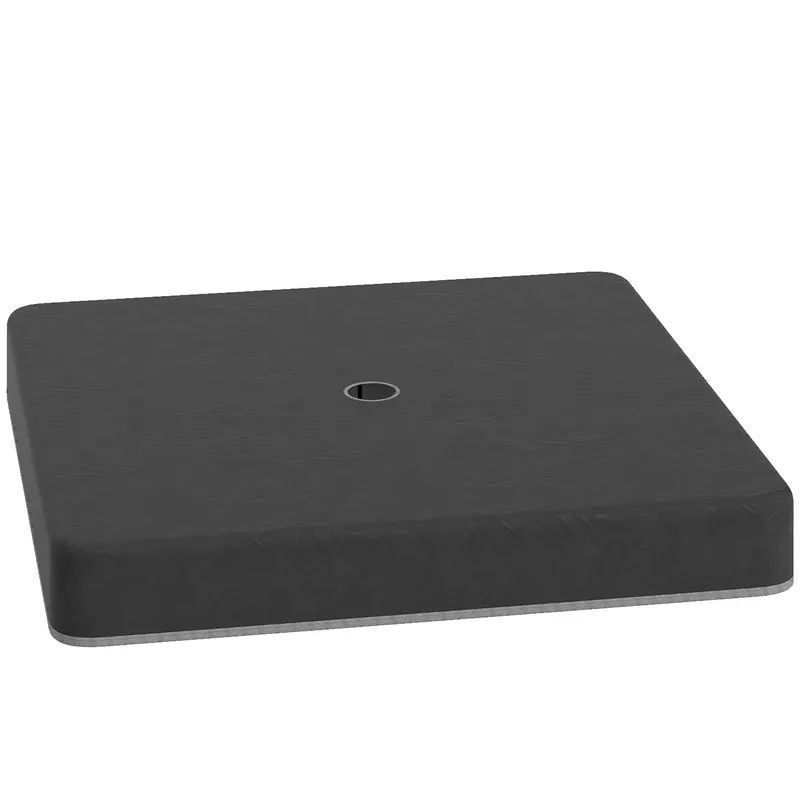 Outsunny Greutăți de bază pentru suport de umbrelă de soare, Impermeabil, umplut cu nisip, Plastic, 89L x 89B x 10,5Î cm, Negru | Romania