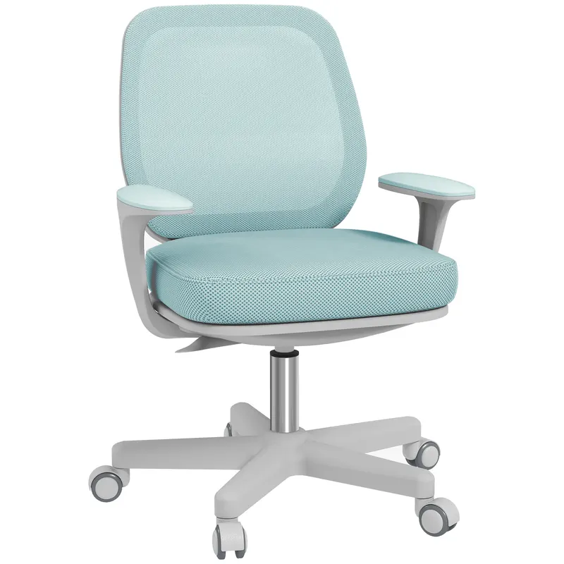 Vinsetto Scaun de Birou Ergonomic, Reglabil pe Înălțime și Respirabil, Verde | Romania