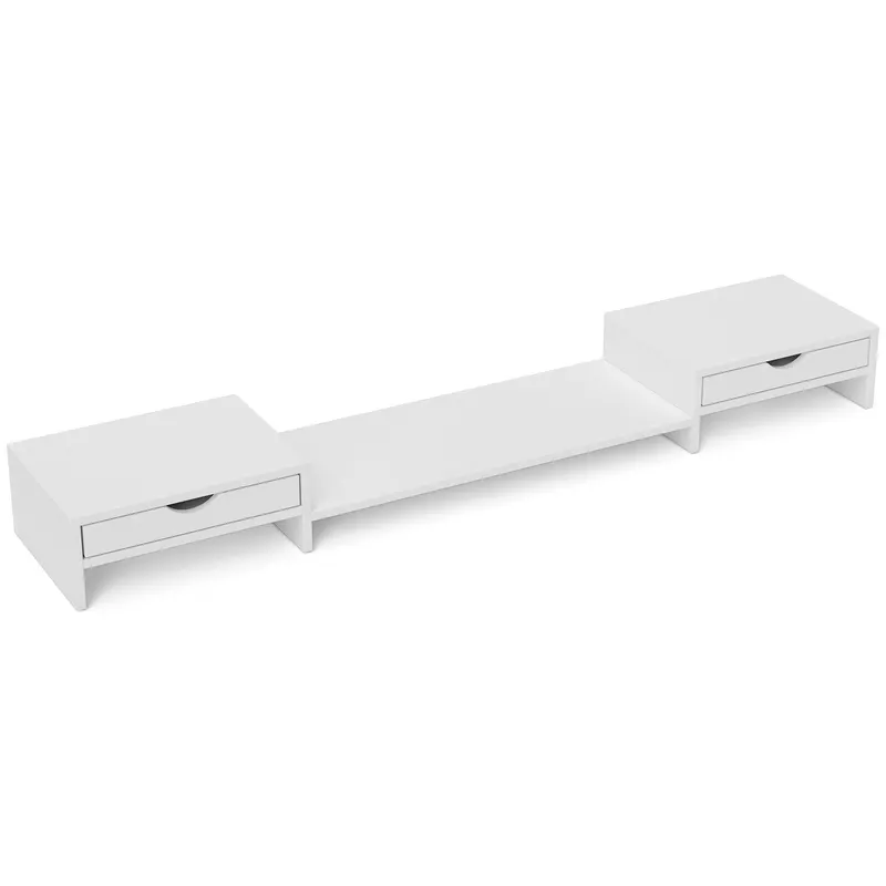 HOMCOM Suport pentru Monitor Reglabil, Alb | Romania
