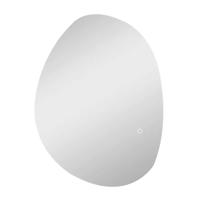 HOMCOM Oglindă de Baie LED cu Comutator Tactil Inteligent și Intensitate Reglabilă, 80x5x60 cm, Argintiu | Romania