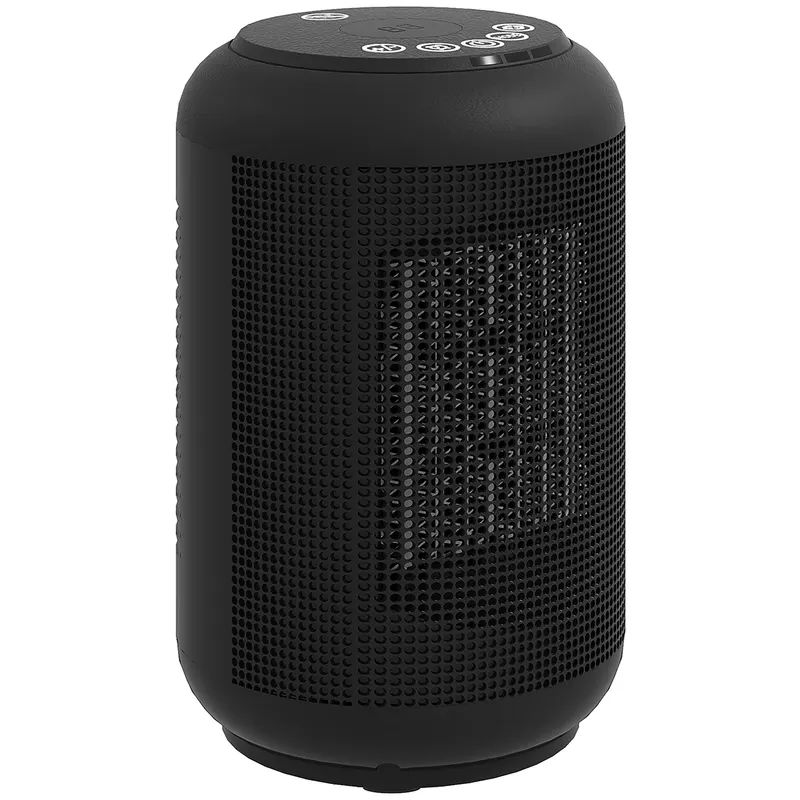HOMCOM Încălzitor electric cu 3 moduri și temporizator 24h, 14x14x21.5 cm, Negru | Romania