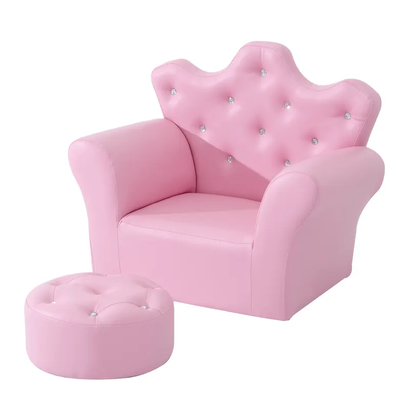 HOMCOM set fotoliu pentru copii 58 x 40.5 x 49 cm, roz | RO