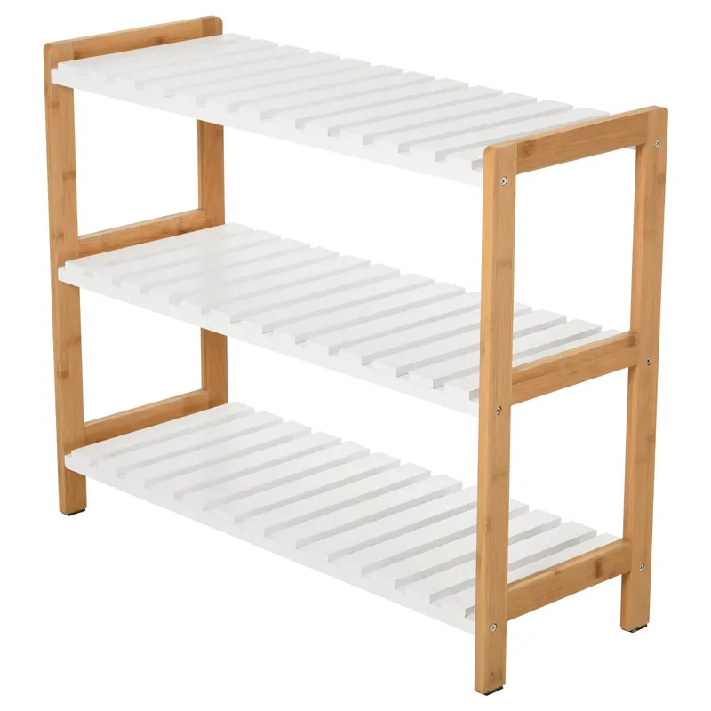 HomCom suport pentru pantofi, cu 3 rafturi, 70x26x57,5 cm | RO