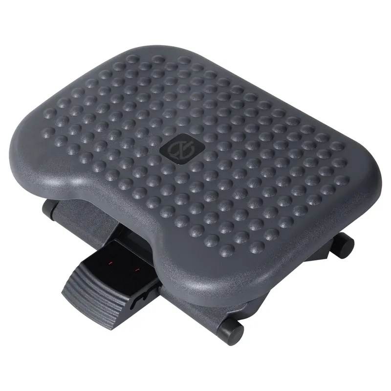HomCom Suport de Picioare Standard pntru Birou cu Înălțime și Înclinare Reglabile, 46x35x11-17cm | RO