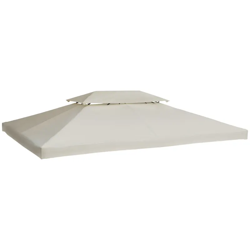 Acoperiș de Schimb Outsunny Impermeabil pentru foisor, Dublu Strat 3x4m | RO