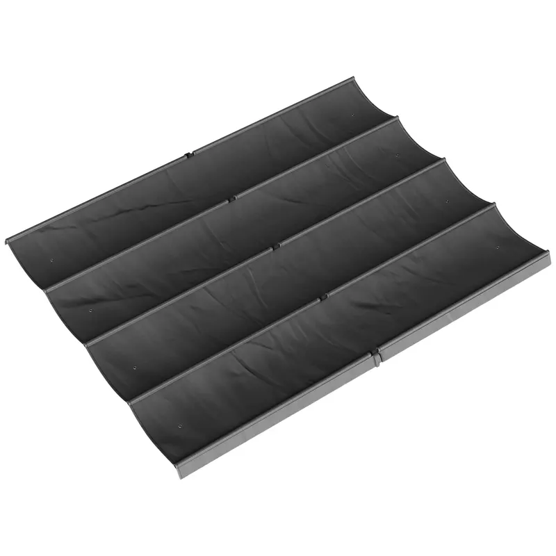 Outsunny Acoperiș Pergolă cu 8 Găuri de Drenaj, Material de Rezervă Pergolă din Poliester Respirabil, Doar Acoperire, 392x350 cm, UV30+, pentru Pergolă de Grădină 4x3m, Gri Închis | Romania