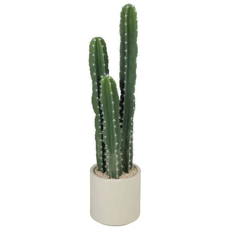 HOMCOM Plantă artificială Cactus mare 95 cm cu ghiveci, realist pentru casă, birou, verde | Romania