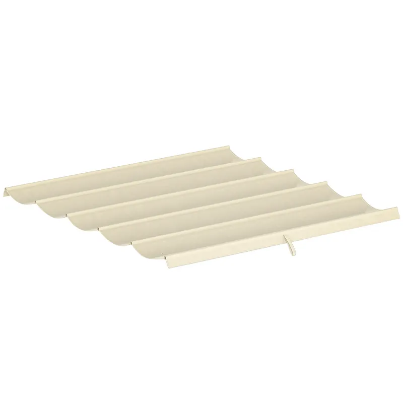 Outsunny Tettuccio di Ricambio per Gazebo 3x3 m con 10 Fori di Drenaggio Grigio | Romania
