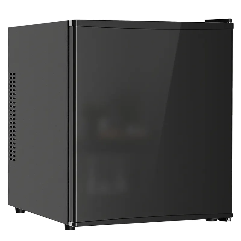 HOMCOM Mini-frigider 44 L/46 doze Frigider mic cu termostat reglabil 43 x 51 x 51,3 cm, Negru | Romania