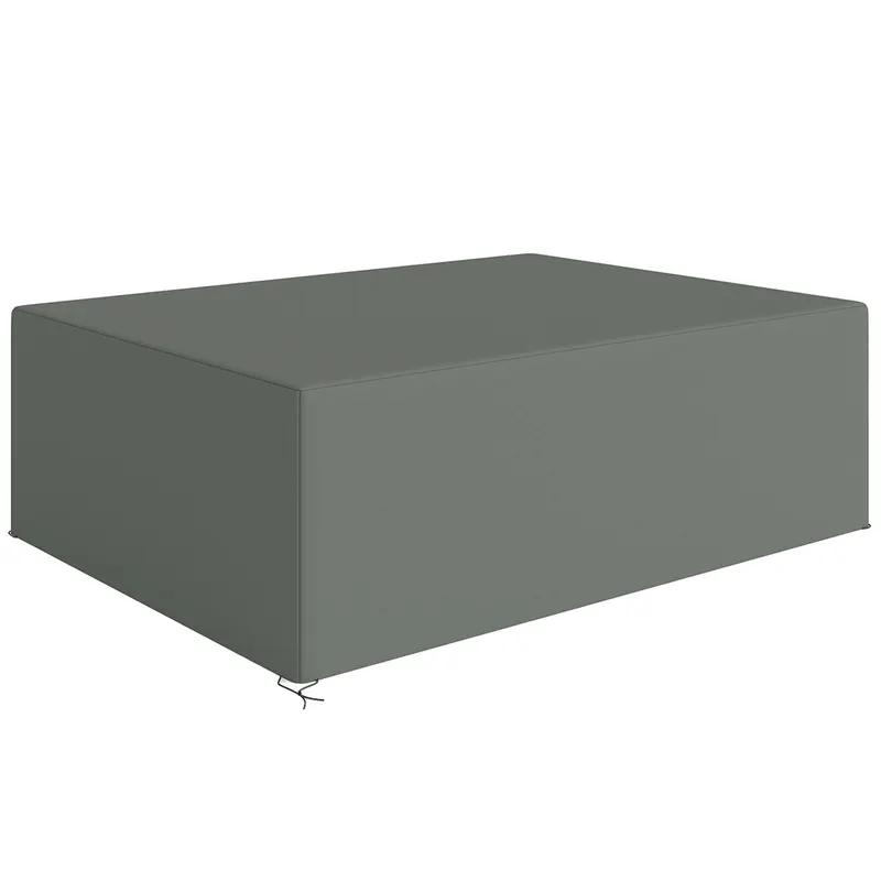Outsunny Husă pentru mobilier de grădină, husă pentru set de grădină impermeabilă, rezistentă la vânt și la UV, 275 x 205 x 90 cm, gri | Romania