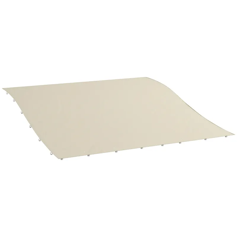 Outsunny Copertină Pergolă Rezervă, Orificii Scurgere 2.5x3m, Protecție UV, Bej | Romania