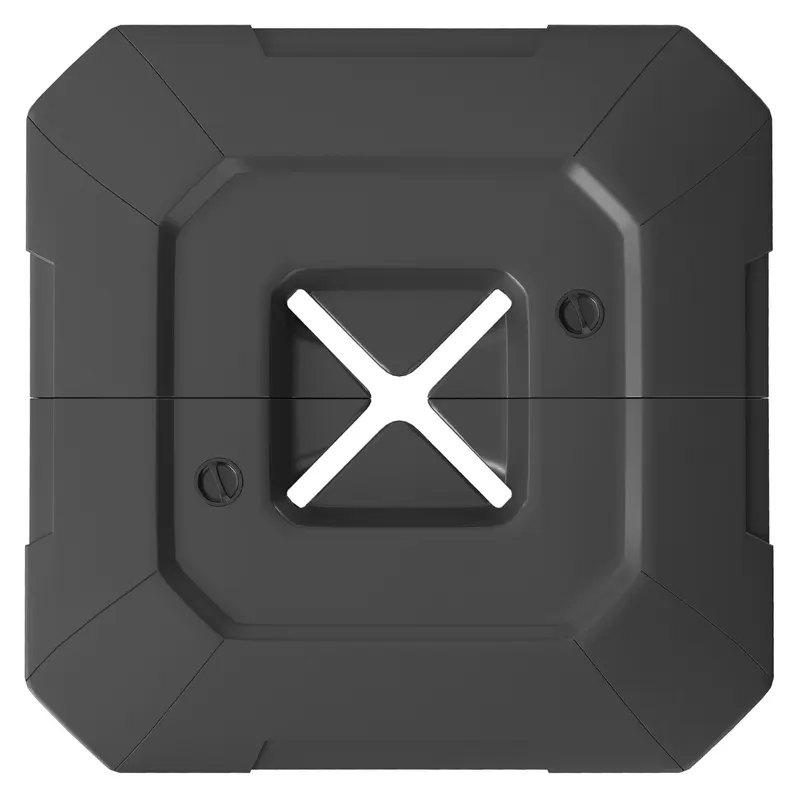 Outsunny Set 2 Greutăți pentru Baza Umbrelei, Bază pentru Umbrelă din HDPE, Reumplibilă cu 80 kg Apă sau 105 kg Amestec Nisip și Apă, 101x101x12 cm, Negru | Romania