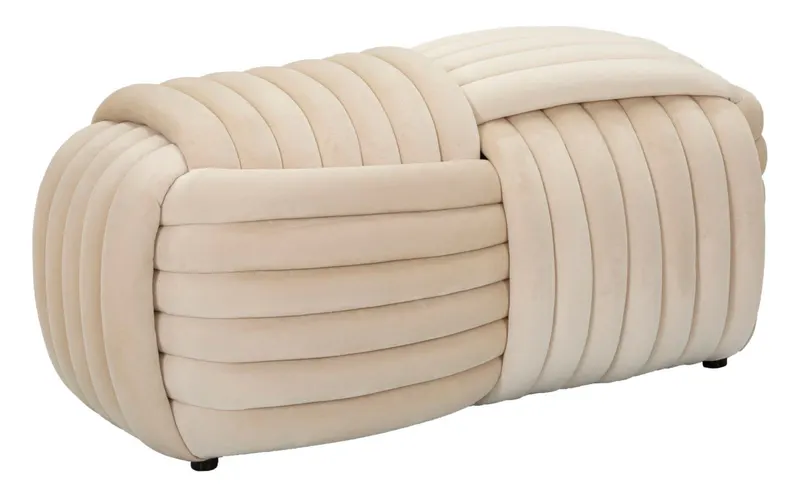 Mauro Ferrettibancă Softy Crem, Dimensiuni: 90X45X45 cm. | Romania