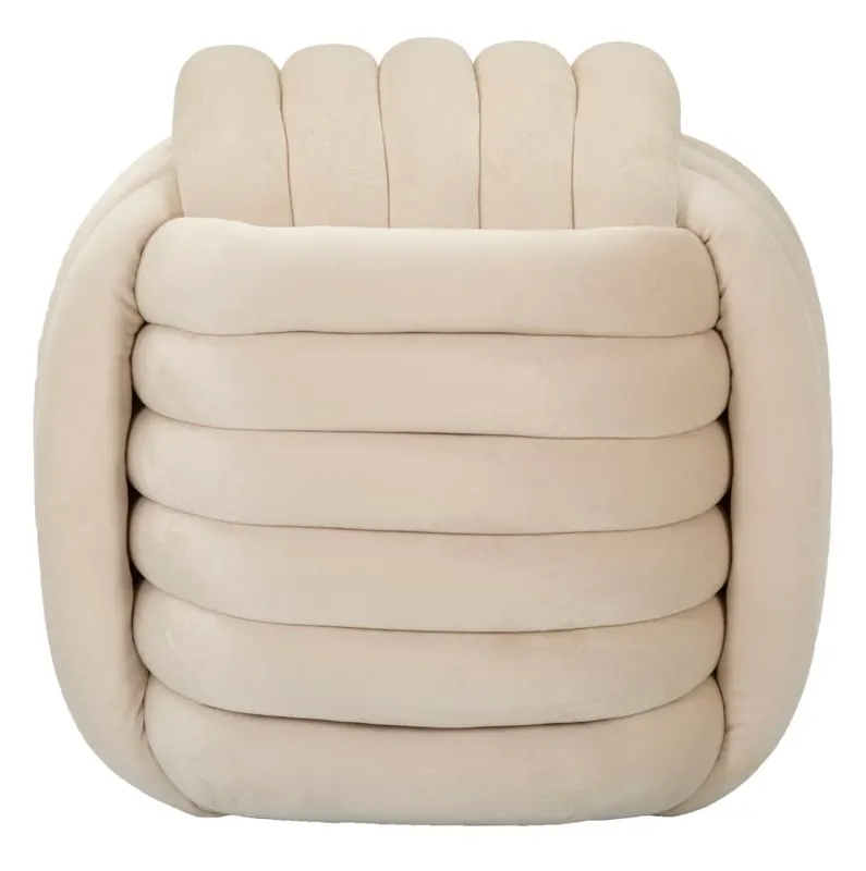 Mauro Ferretti Taburet Crem cm 45X45X45 | Romania