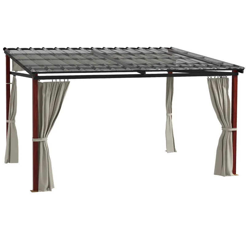Outsunny Pergola de Gradina cu Pereti Laterali | Romania