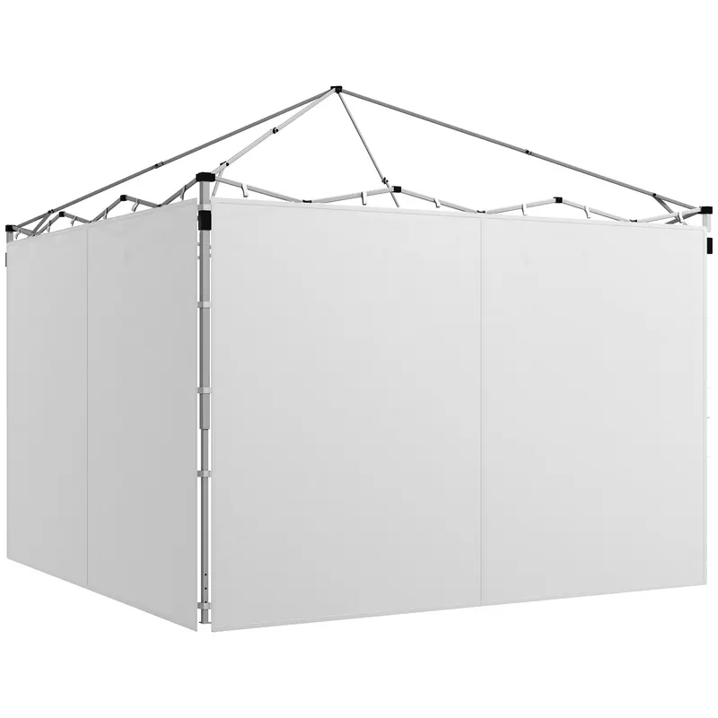 Outsunny Panouri laterale pentru tonelă, panouri de înlocuire pentru tonelă 3 x 3 m sau 3 x 6 m, set de 2, alb | Romania