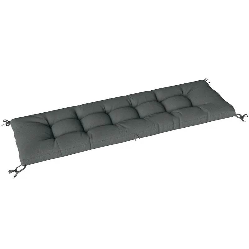 Outsunny Pernă pentru paleți detașabilă Pernă de șezut cu curele Pernă pentru paleți pentru majoritatea șezlongurilor 198x65x13cm Gri închis | Romania