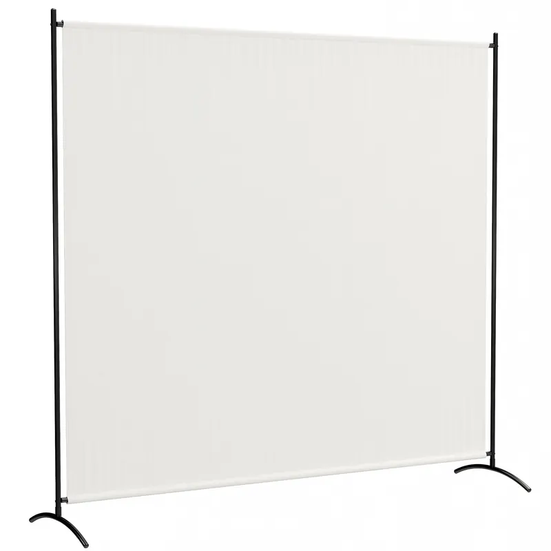 Outsunny Paravan exterior cu panou unic, separator de încăpere de 180H cm cu protecție UV30+, Bej | Romania