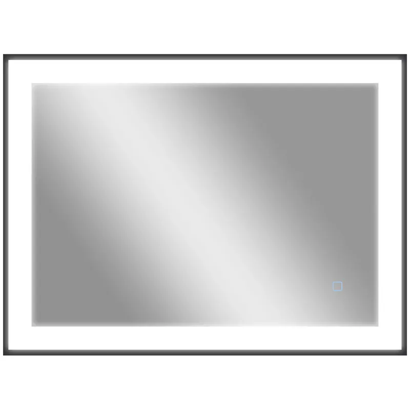 HOMCOM Oglindă de Baie cu Lumină LED 80x60 cm cu 3 Culori de Lumină Funcție Antiabur Funcție Memorie IP44 Orizontal/Vertical | Romania