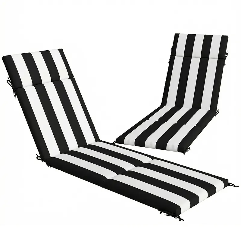 Outsunny perne impermeabile pentru mobilier de piscină, perne mari pentru șezlonguri, perne șezlonguri de exterior | Romania