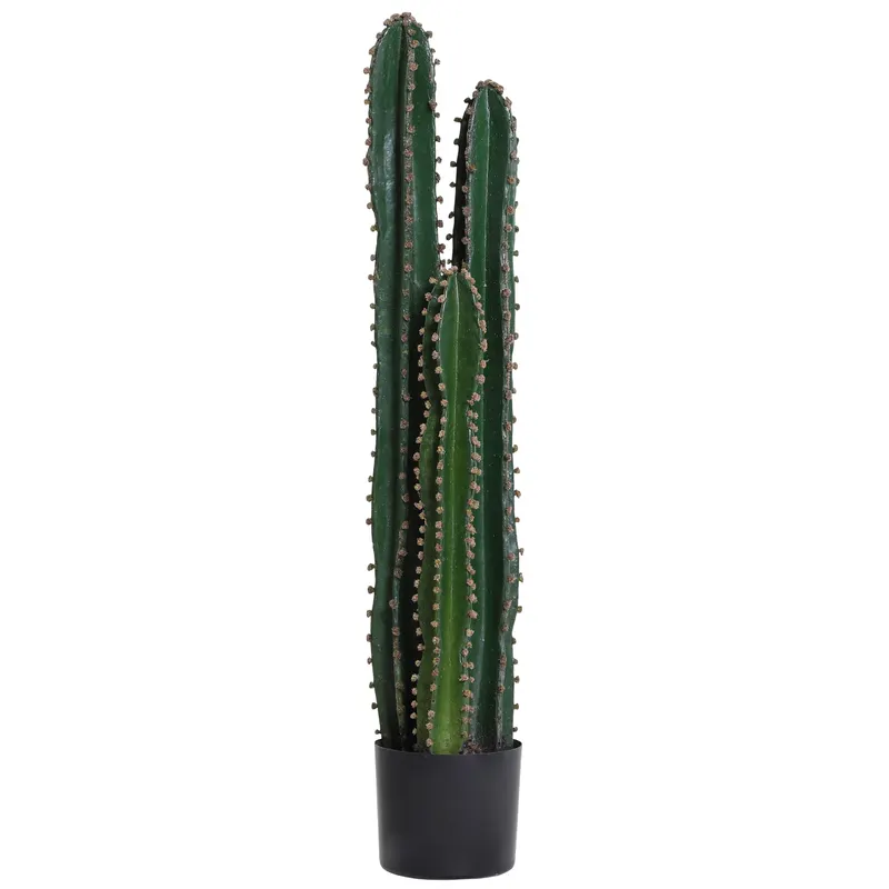 Outsunny Cactus artificial, realist, plantă artificială mare, dim. Ø 17 x 98H cm, verde | Romania
