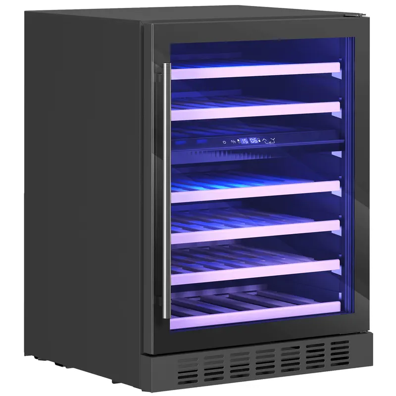 HOMCOM frigider compact adâncime mică 40 vitrină | Romania