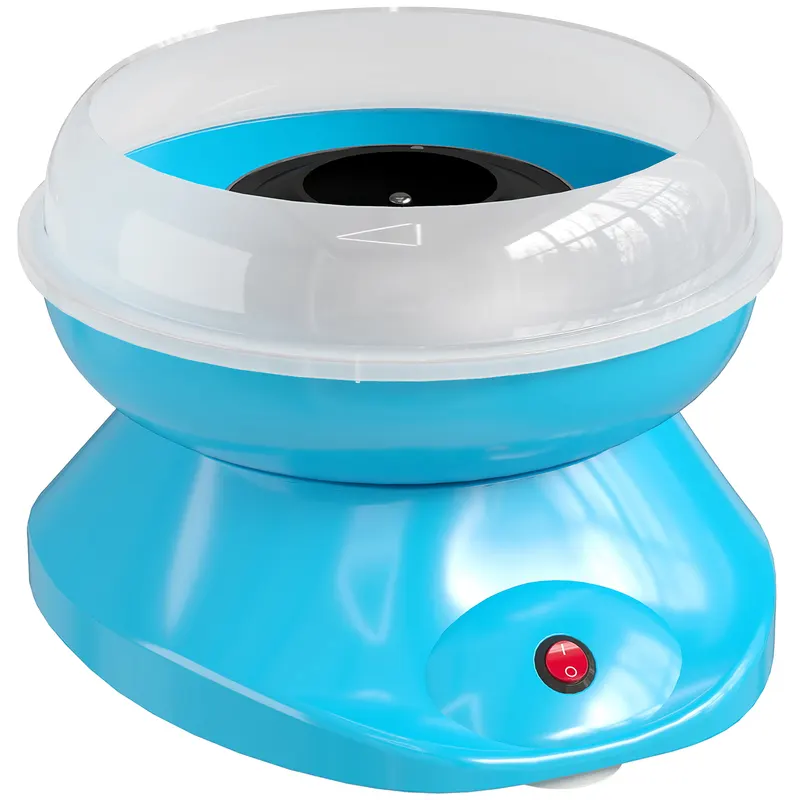 HOMCOM Aparat de vată de zahăr pentru acasă Cotton Candy Machine 550W pentru petrecere copii, zi de naștere, petrecere | Romania